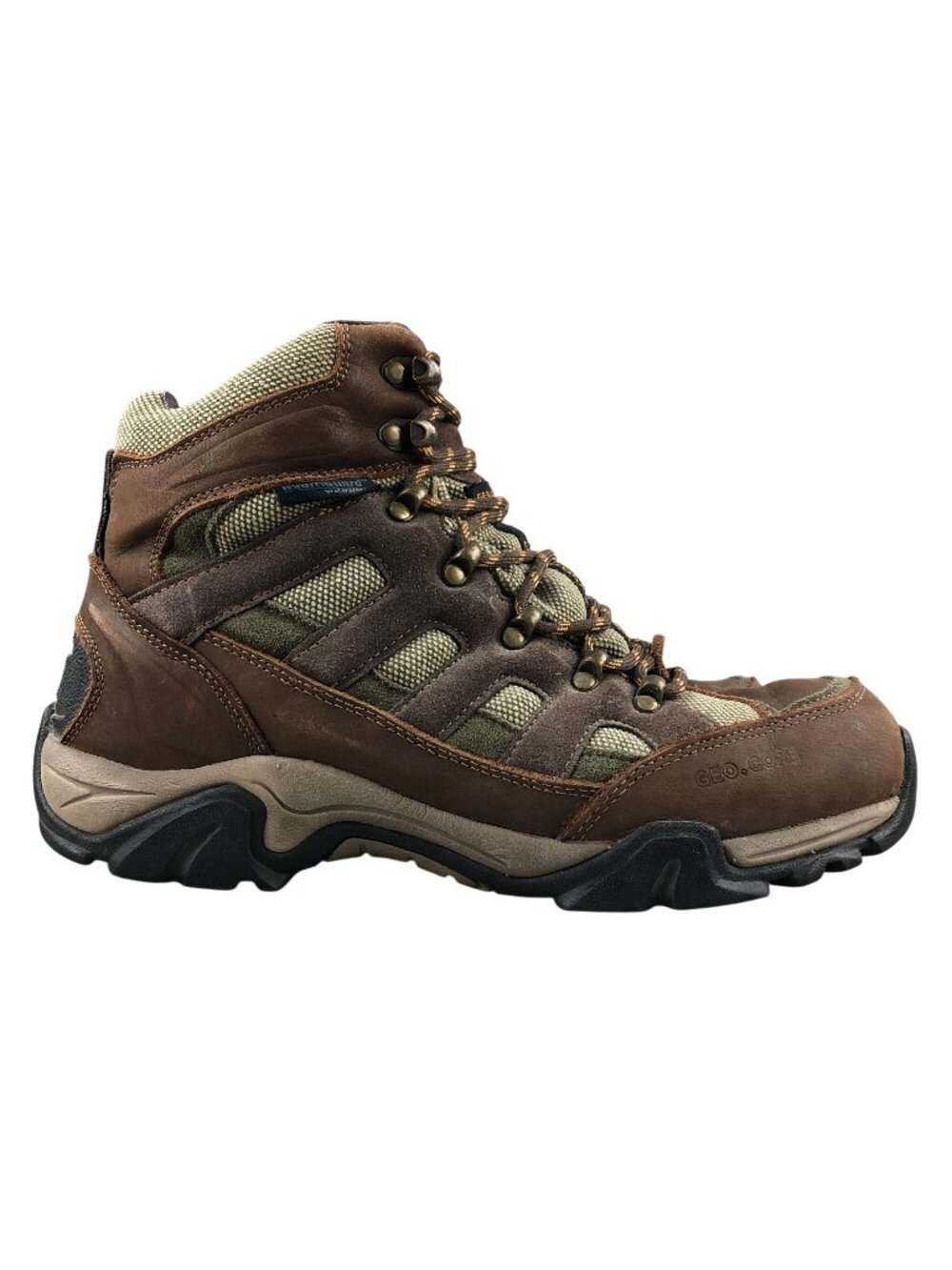 GH Bass Men's Size 10M Talon Brown Leather Hydroguard Waterproof Lace-Up Boots